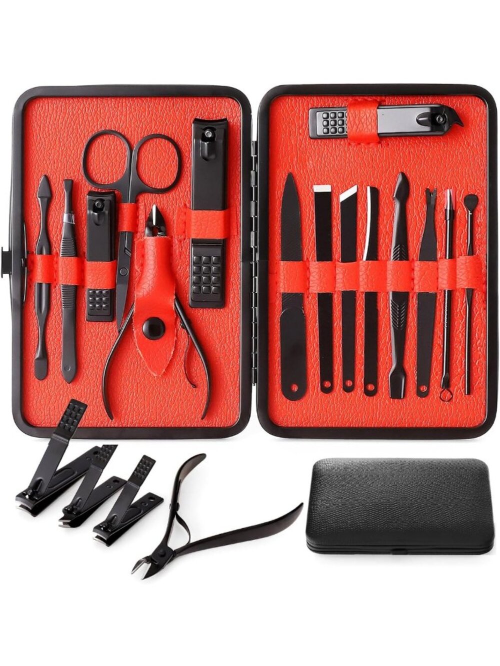 High Precision Stainless Steel Nail Clippers Set - Manicure & Pedicure Kit with